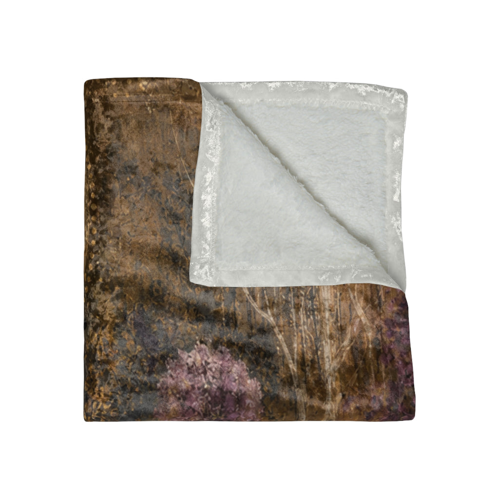 GrassyH4llow Velvet Throw