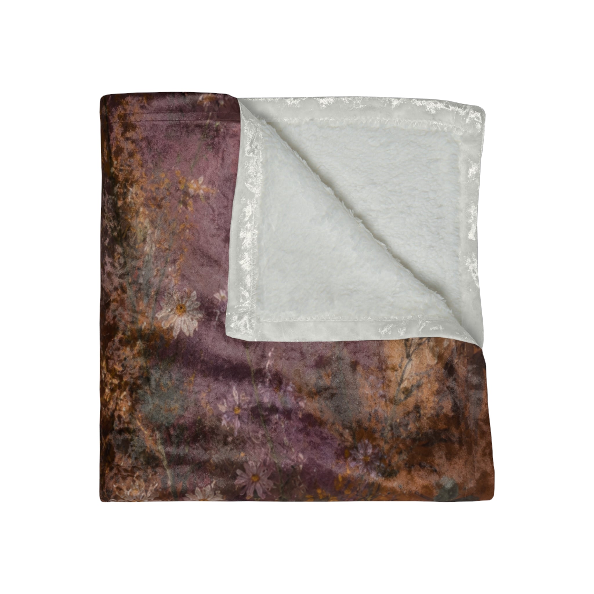 MuaveG4rden Velvet Throw
