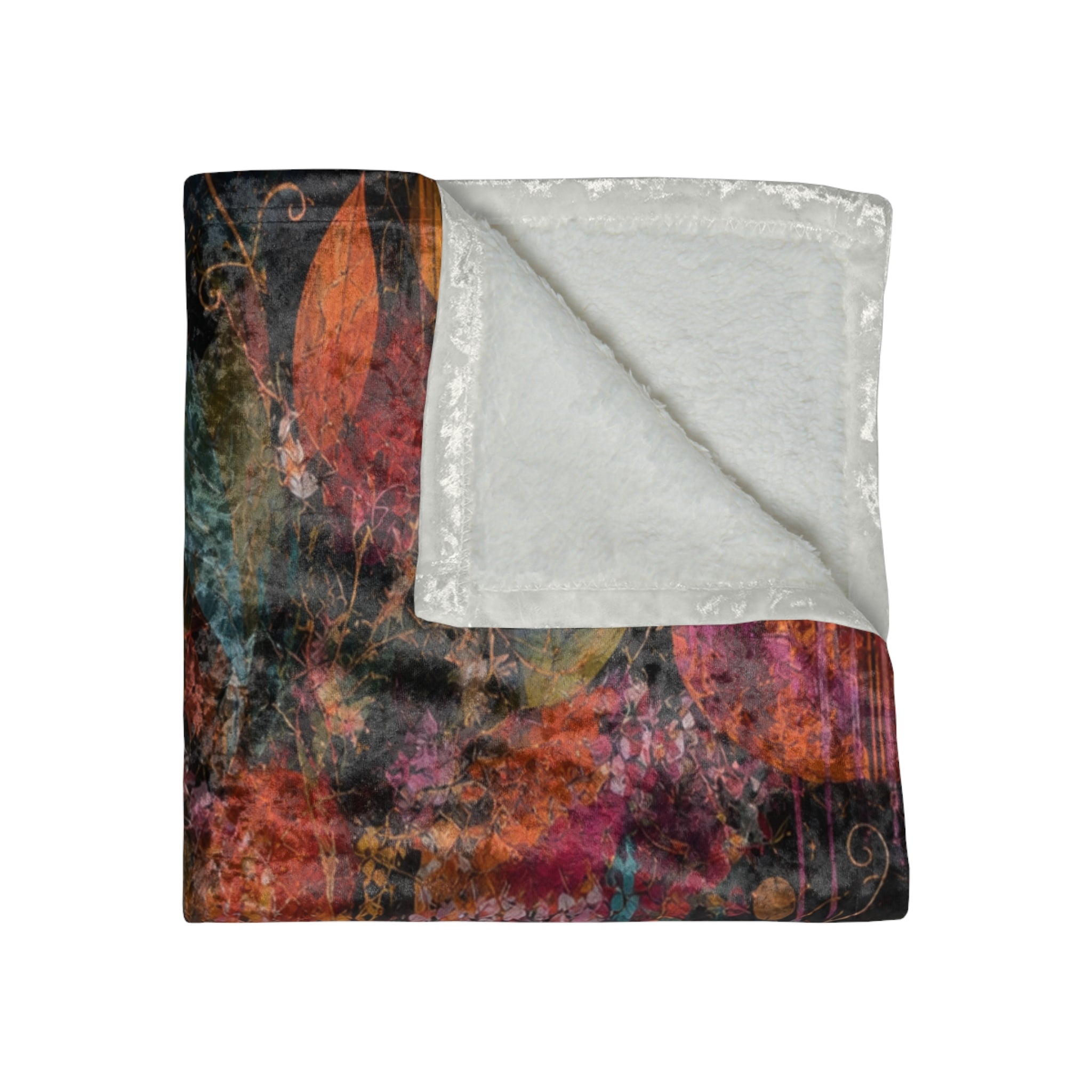 sc4ledFlora Velvet Throw