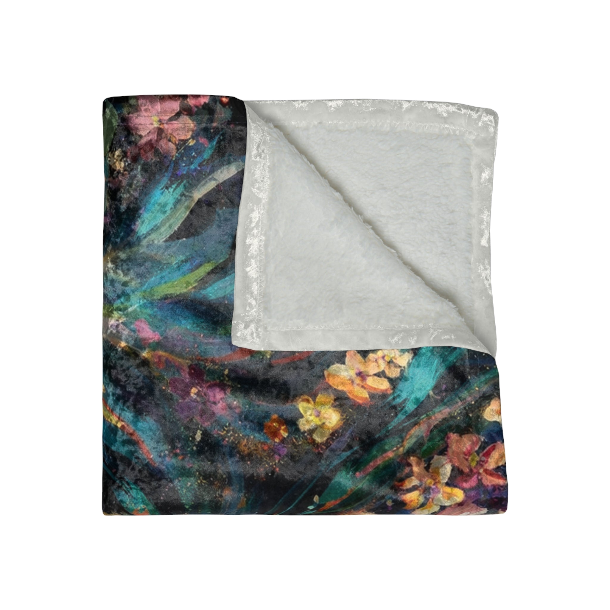warped.flow7 Velvet Throw