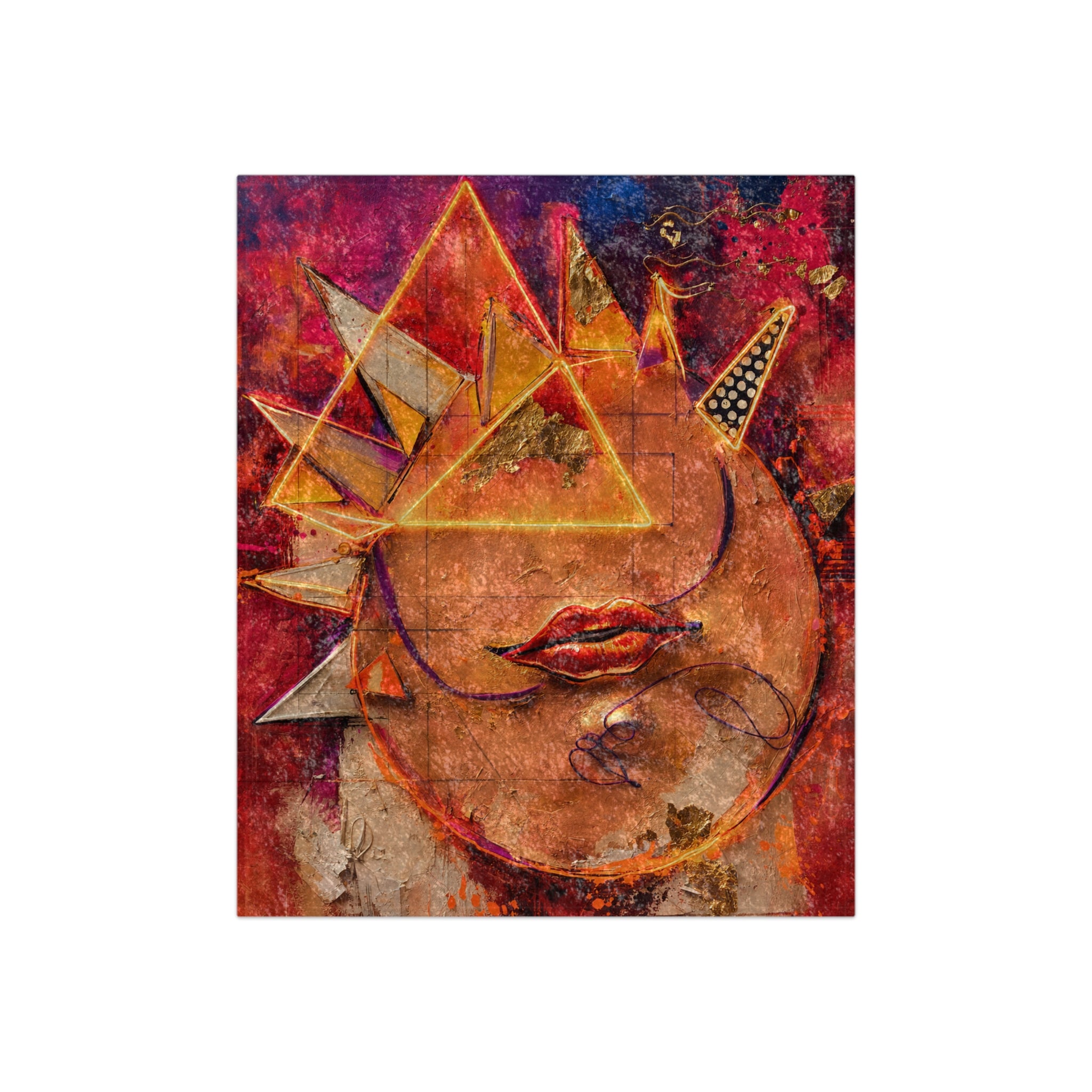 Sun.& M00n Velvet Throw